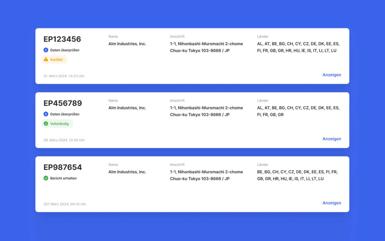 ui elements of the patent studio opt-out feature